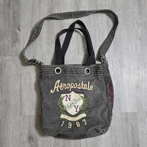 Y2K Aeropostale Gray Shoulder Bag